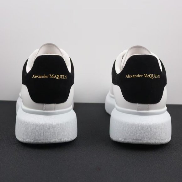 Stylish Alexander McQueen White and Black Men's Sneakers - Picture 4 of 4